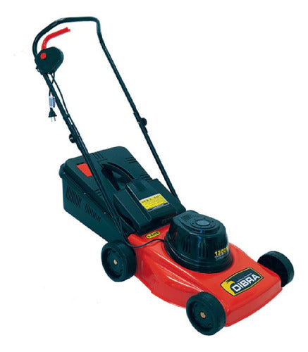 Cortadora De Cesped Electrica Dibra R42sre 1300w Canasto Cts Naranja/negro