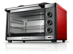 Horno Eléctrico Ultracomb Uc45acn Con 2 Anafes 45lts Rojo