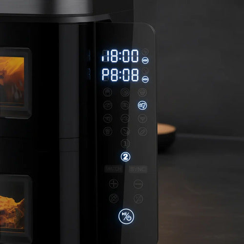 Freidora De Aire Westinghouse Wkaf2201 Air Fryer Digital Negro