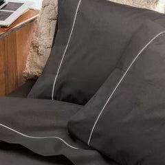 Juego Sabanas 2plazas1/2 Fp Home Premium Gris Oscuro 300h Cs Gris Oscuro Liso