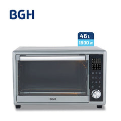 Horno Eléctrico Bgh 46 Litros Digital Silver Bhe46ds25i Gris Oscuro