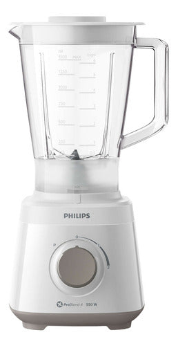 Licuadora Philips Daily Collection Hr2129 2l Blanca Problend Color Blanco Jarra De Plástico