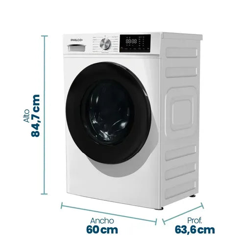 Lavarropas Carga Frontal Philco Phlf112bn Blanco 11kg Blanco
