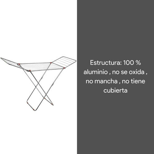 Tender De Aluminio Botafogo Lar & Lazer Con Alas Plegable De Pie 18kg