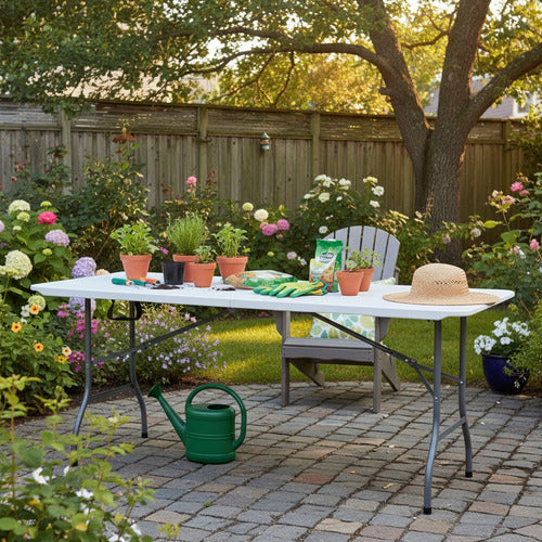 Mesa Plegable Valija Maletin 180 Catering Camping Picnic Tm