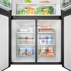 Heladera T-door Twin Inverter Ia Drean Dtp469lkrss0 522l Acero Inox