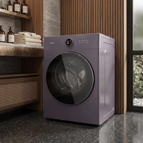 Lavasecarropas Inverter Whirlpool Wnc11as Dark Purple Violeta Oscuro