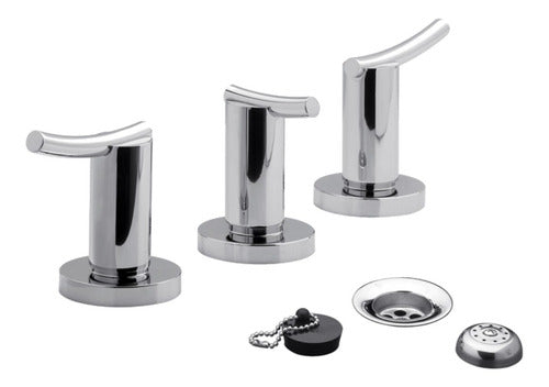 Griferia Para Baño Bide Fv 0295/39 Libby Cromo Tio Musa