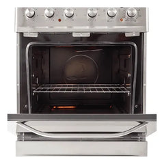 Cocina Electrica Kanjiblack 60cm Kjh-ekxl01v Plateado