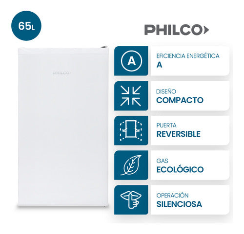 Freezer Vertical Philco Phcv065b 65lts Color Blanco