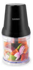 Picador De Alimentos Sansei Pi24b0sp Varilla Inoxidable 400w Negro