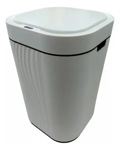 Cesto De Basura Inteligente De 15lts Con Sensor Vivendi Blanco