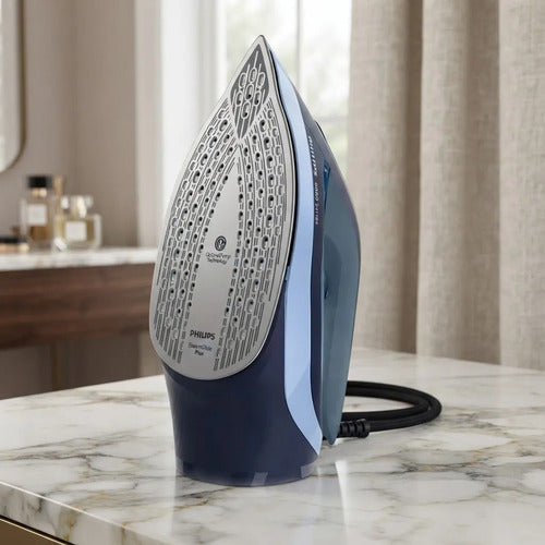 Plancha A Vapor Philips Serie 6000 Dst6120/20 2200w Azul Acero
