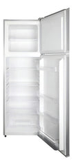 Heladera Con Freezer Ciclica 300l Telefunken Hd300 Silver Color Plateado