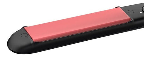 Planchita De Pelo Philips Thermoprotect Ceramica Bhs376/00 Negro/rosa