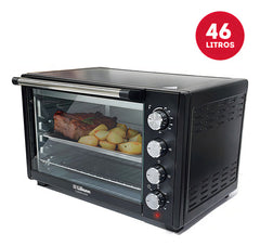 Horno Eléctrico Liliana 46 Lts 2200w 250ºc Negro Ao460