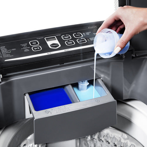 Lavarropas 6,5 Kg Gris Drean Concept Neo Fuzzy 658 Acero Inox