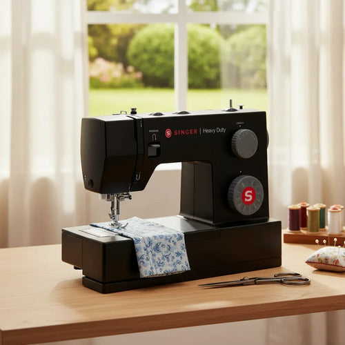 Maquina De Coser Semi Industrial Singer 4432c Heavy Duty Negro