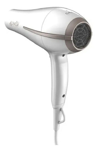 Secador De Pelo Ga.ma Bora Lino 2200w 3 Temp 2 Vel Cool Shot Blanco