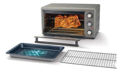 Horno Electrico Oster Tssttv60mnar 60 Litros Gris