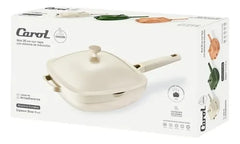 Wok  Antiadherente Con Tapa Carol Tiza  Mod.12026 Tiza