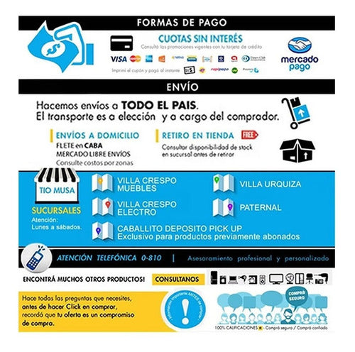 Licuadora Liliana Licuapic Al110 1,5 Lts. 500w 2 Velocidades Negro