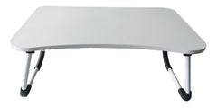 Mesa Bandeja Plegable Tm Madera Rectangular Para Notebook Y Desayuno Blanco