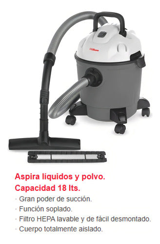 Aspiradora La995 Totalclean 18l Liliana