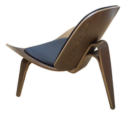 Sillón Vivendi Carl Hansen Diseño Moderno Living Comedor Css Marrón Hansen