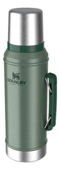 Termo Stanley Classic Legendary Bottle 1.0 Qt Acero Inoxidable 0.95 Lts Verde Resistente Hammertone Green