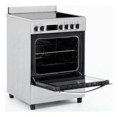 Cocina Escorial Cev-60 60cm Eléctrica Vitrocerámico Plateado
