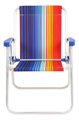 Reposera Para Niños 1 Posición Bel Aluminio Tela Oxford Rosa Rosa