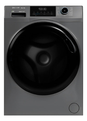 Lavasecarropas Drean Lscdr1006sg Gris 10kg Eco Inverter