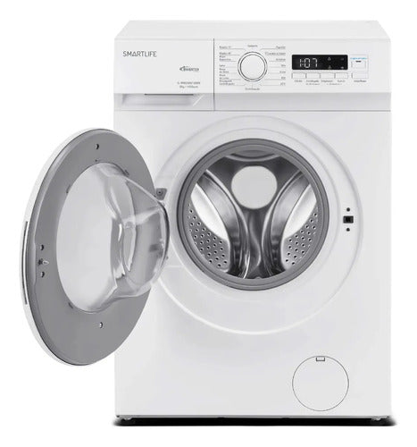 Lavarropas Smartlife Inverter 8kg 1400rpm Blanco