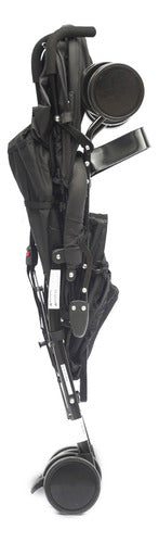 Cochecito Paragüitas Bebesit Neuf Art1058 Negro/verde Con Chasis Color Negro