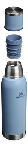 Termo Stanley Adventure To-go De 750 Ml Inox Bpa Free Azul Acero