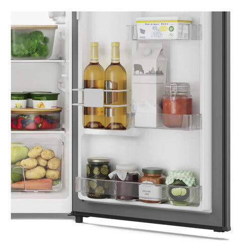 Heladera Frigobar Gafa Hgfm90p Color Plateado Con Capacidad De 90l