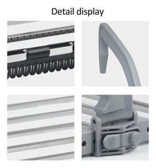 Tender Colgante Regulable Plegable Y Extensible Practico Plateado