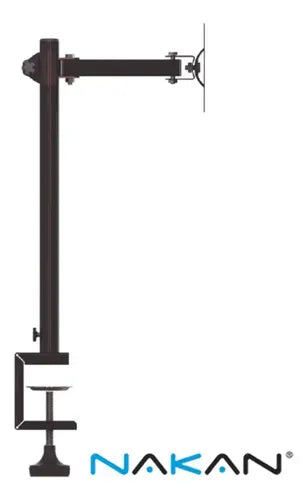 Soporte Tv Nakan Spl 520e Escritorio Extensible Y Giratorio Negro