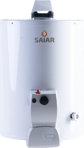 Termotanque Multi Gas De Colgar 50 Litros Saiar Rheem Tcg050 Color Blanco