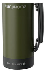 Termo Eléctrico T-mate 1 Litro Tapa Mate Y Bombilla Color Verde Kanjihome