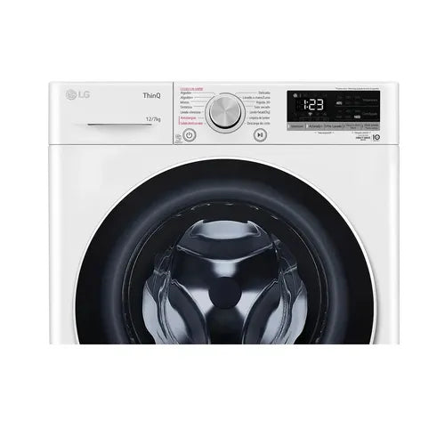 Lavarropas LG 12 Kg Carga Frontal Inverter Blanco - Wm12wvc4s6
