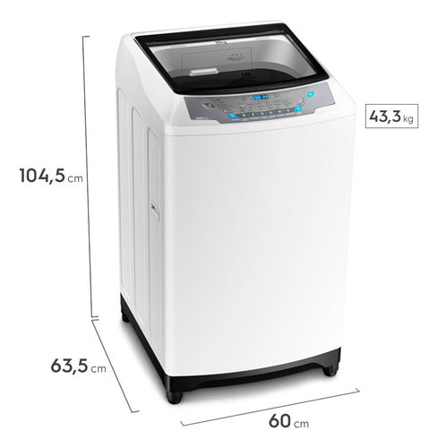 Lavarropas Automático Electrolux Premium Elac310 Blanco 10kg