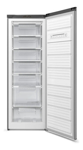 Freezer Vertical Gafa Gfup22p5hrg De 245lts Gris Plata