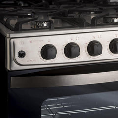 Cocina Whirlpool Multigas 56 Cm Inox Wfx57di