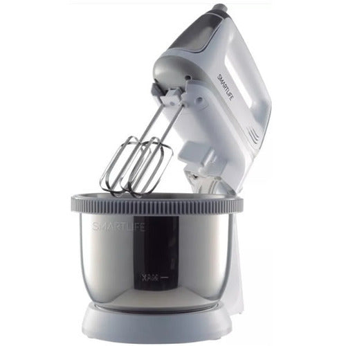 Batidora De Mano Smartlife Hmr5035ix Bowl Acero Inoxidable Blanco 50 Hz X 60 Hz