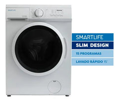 Lavarropas Automatico Smartlife 6kg Slim Design Color Blanco