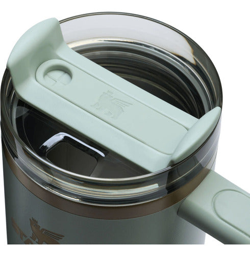 Vaso Térmico Stanley Quencher Verde Dorado 887ml Libre Bpa C Celadon Gilded