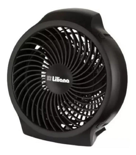 Caloventor Eléctrico Liliana Blacksun Cfh450 Termostato Cts Negro