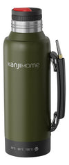 Termo Eléctrico T-mate 1 Litro Tapa Mate Y Bombilla Color Verde Kanjihome